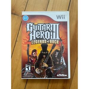 Guitar Hero III Legends of Rock Video Game for Nintendo Wii Complete